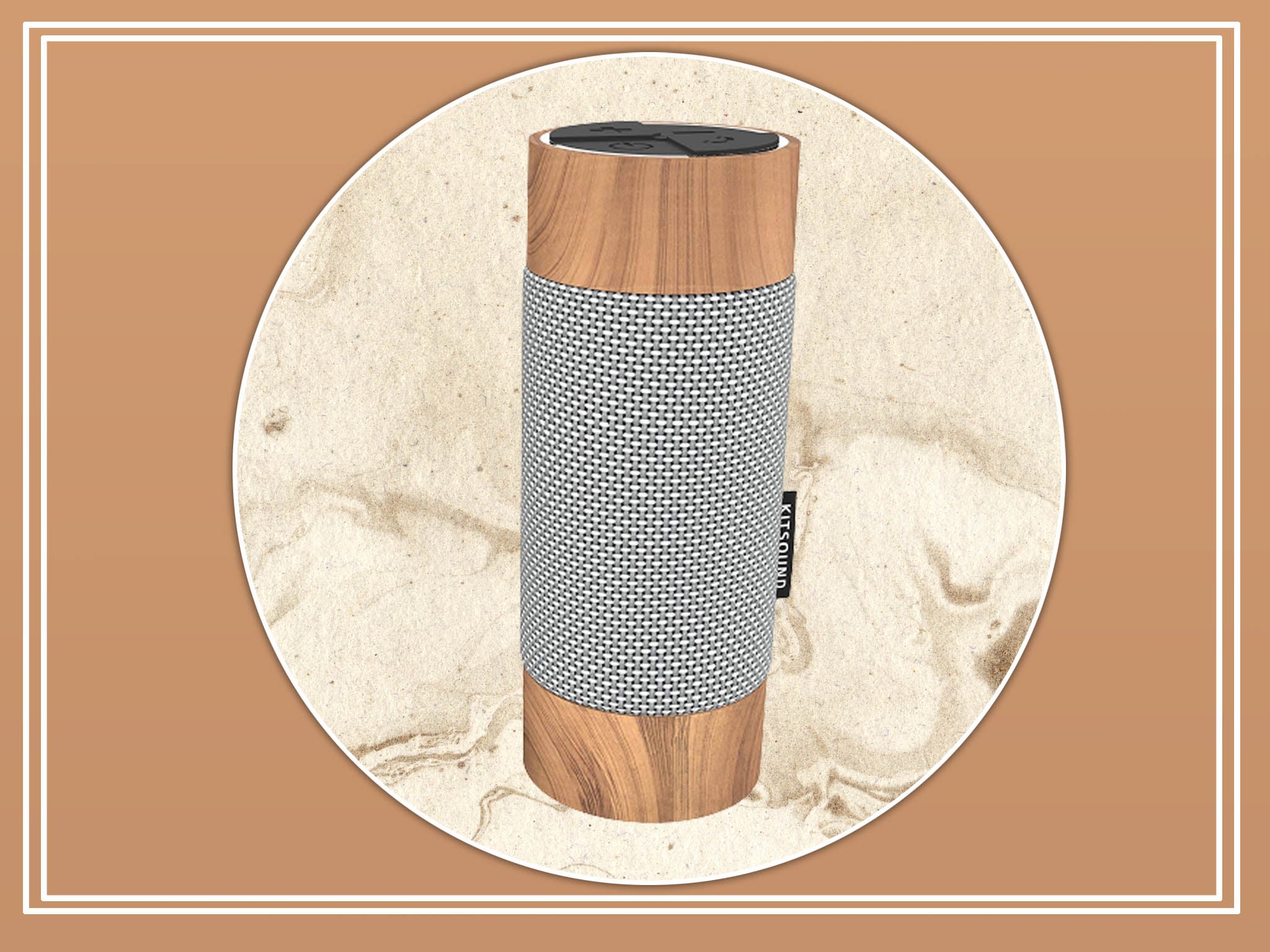 Kitsound diggit shop outdoor bluetooth speaker